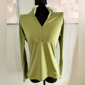 PATAGONIA LIGHT GREEN QUARTER ZIP